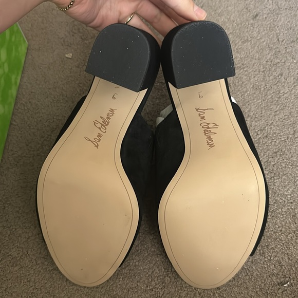 Sam Edelman Suede Sandal Heels - Picture 2 of 4